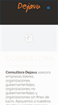 Mobile Screenshot of consultoradejavu.cl